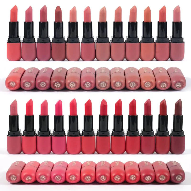 Miss Rose Double Arcuate Matte Lipstick – Bold Color, Soft Matte Finish