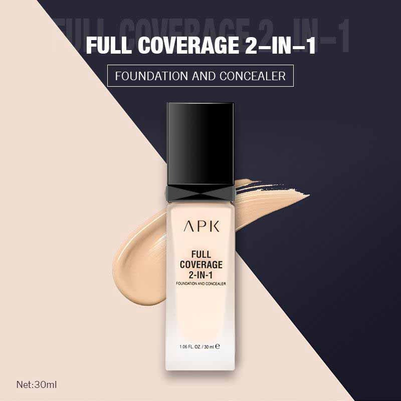 Full Coverage 2 in 1 Foundation + Concealer
