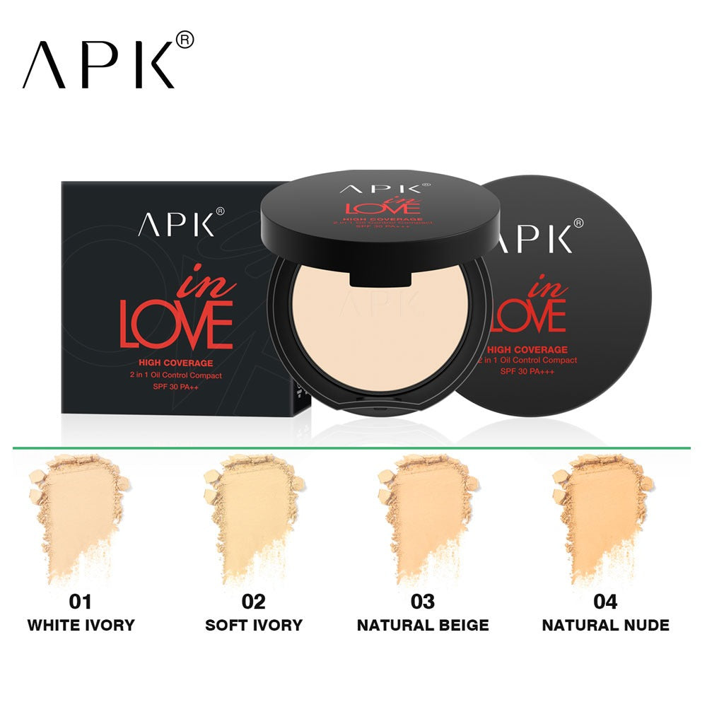 In Love High Coverage 2-in-1 Oil Control Compact