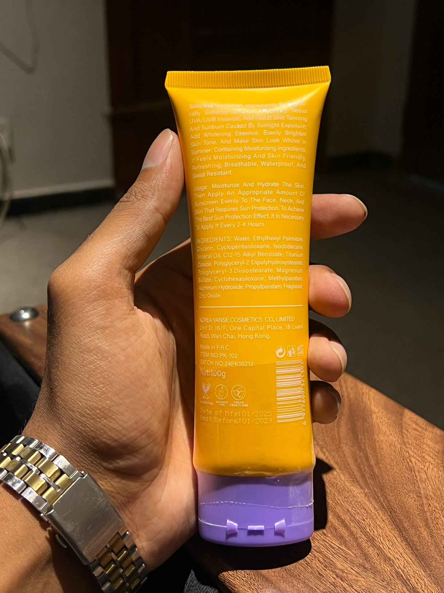 Multi Effect Whitening Sunscreen Cream SPF 60+++