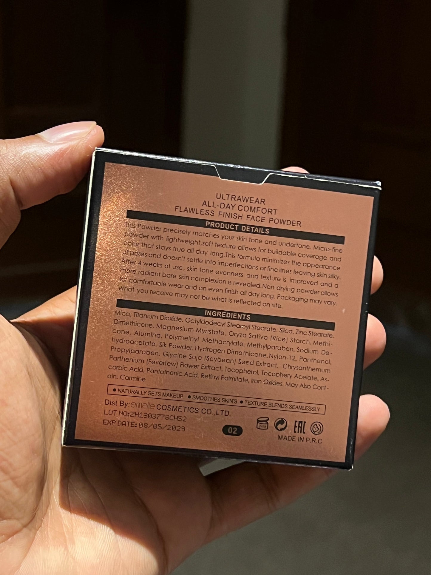 emelie ULTRA HD Matte Velvet Skin