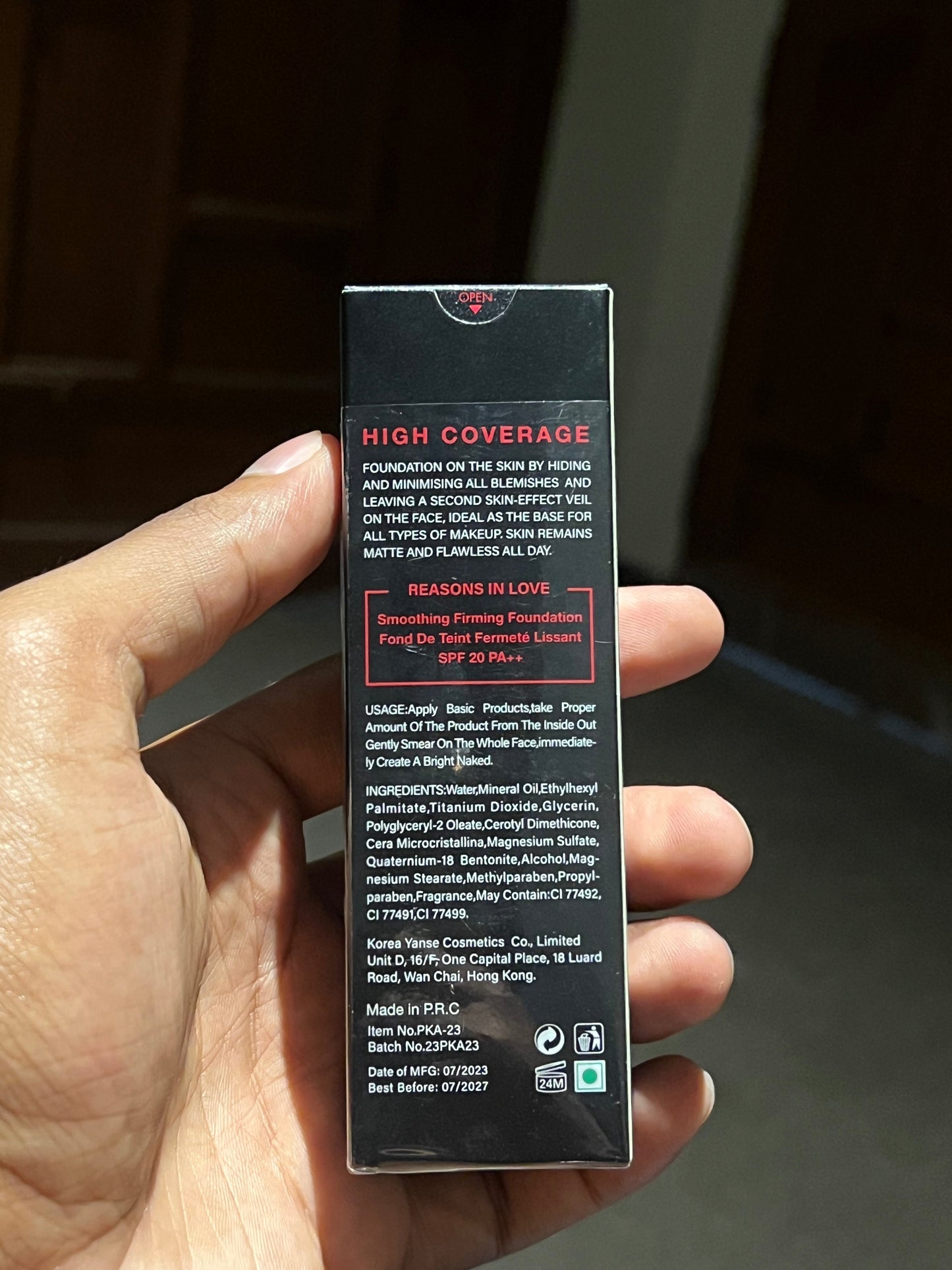 In Love High Coverage Foundation