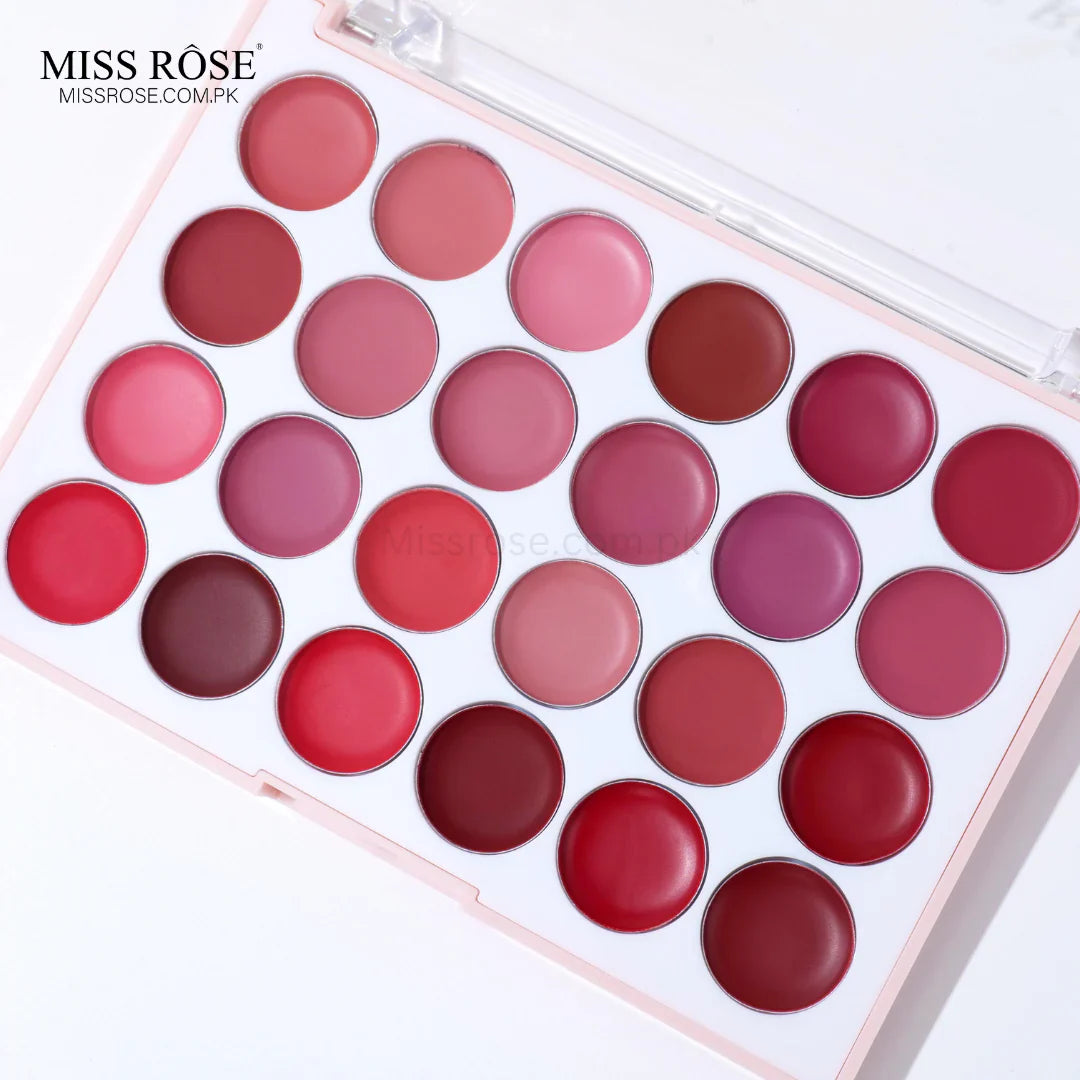 Miss Rose 24-Color All-Round Matte Lip Palette
