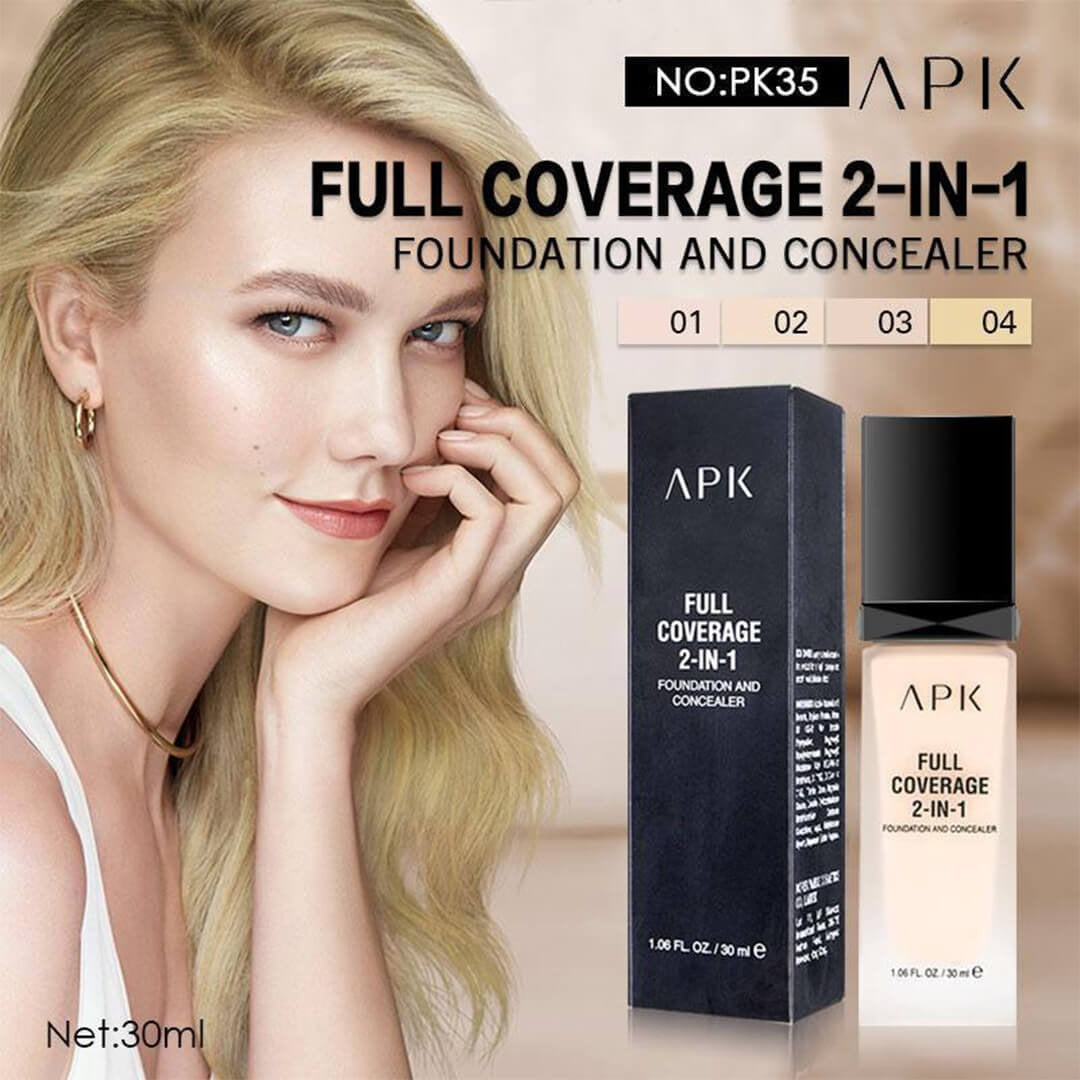 Full Coverage 2 in 1 Foundation + Concealer