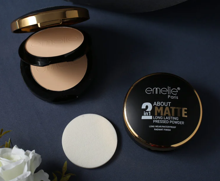 emelie 2-in-1 Matte Pressed Powder