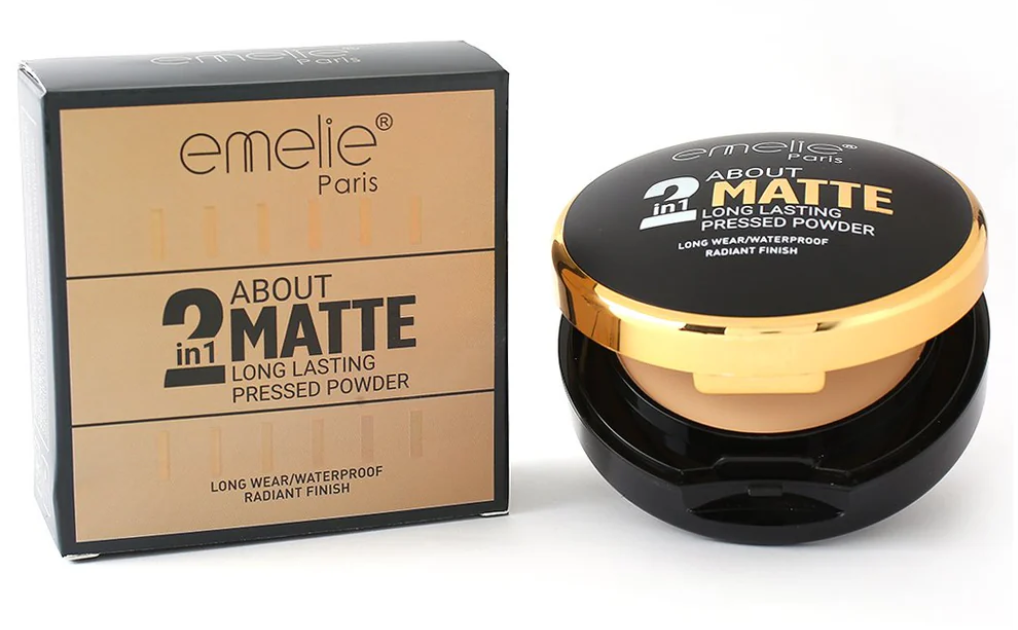 emelie 2-in-1 Matte Pressed Powder