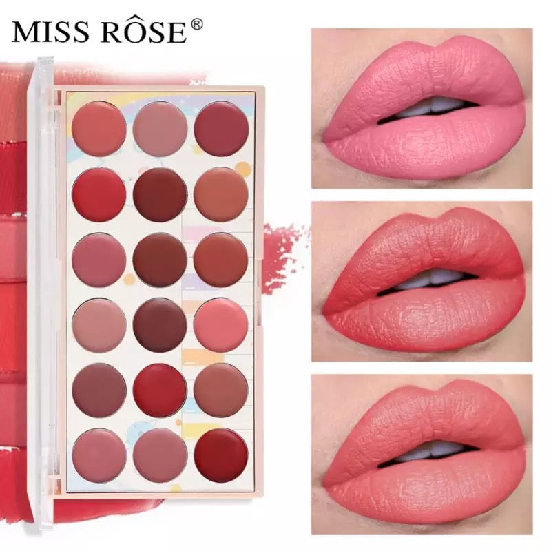 Miss Rose 18 color Lipstick kit