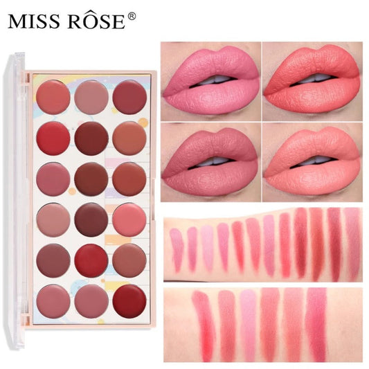 Miss Rose 18 color Lipstick kit