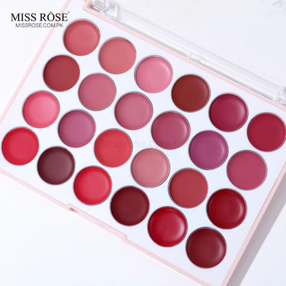 Miss Rose 24-Color All-Round Matte Lip Palette