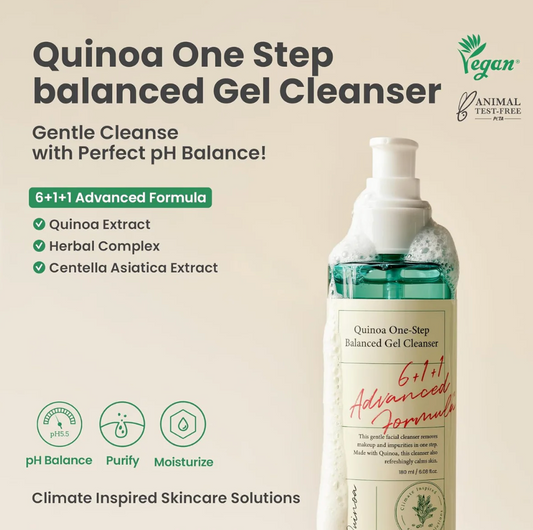 Quinoa One-Step Balanced Gel Cleanser